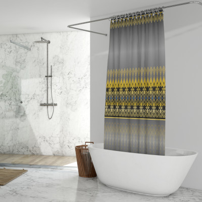 thai silk shower curtain mrs-badger-designs