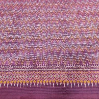 mudmee thai silk purple