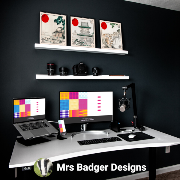 Japanese and maps mrs badger designs