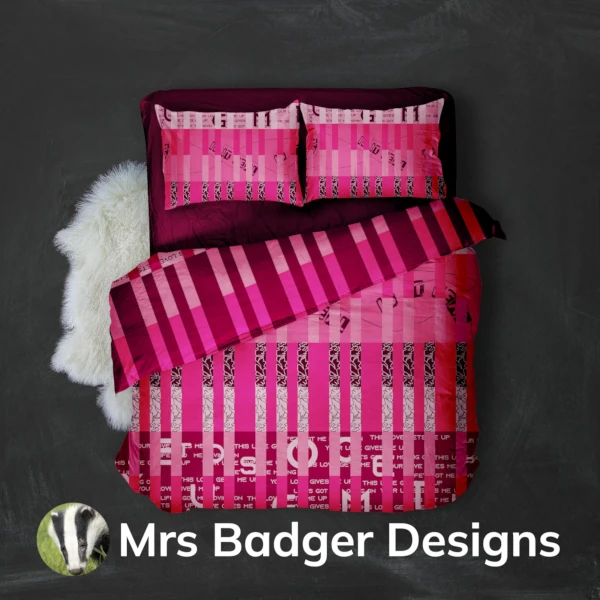 shower pink curtain geometric design mrs badger designs