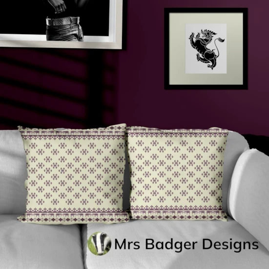 bedding beige thai silk pattern design mrs badger designs