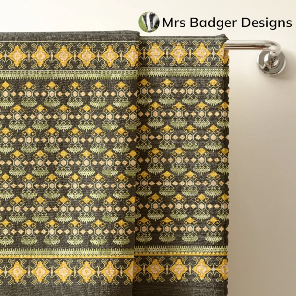 bedding yellow thai silk pattern design mrs badger designs